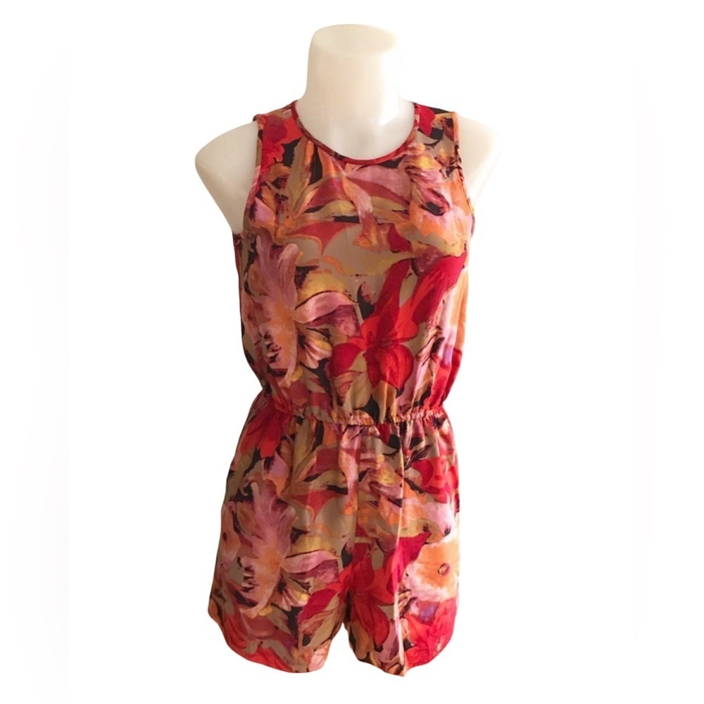 Wilfred Vibrant Floral Sleeveless Romper